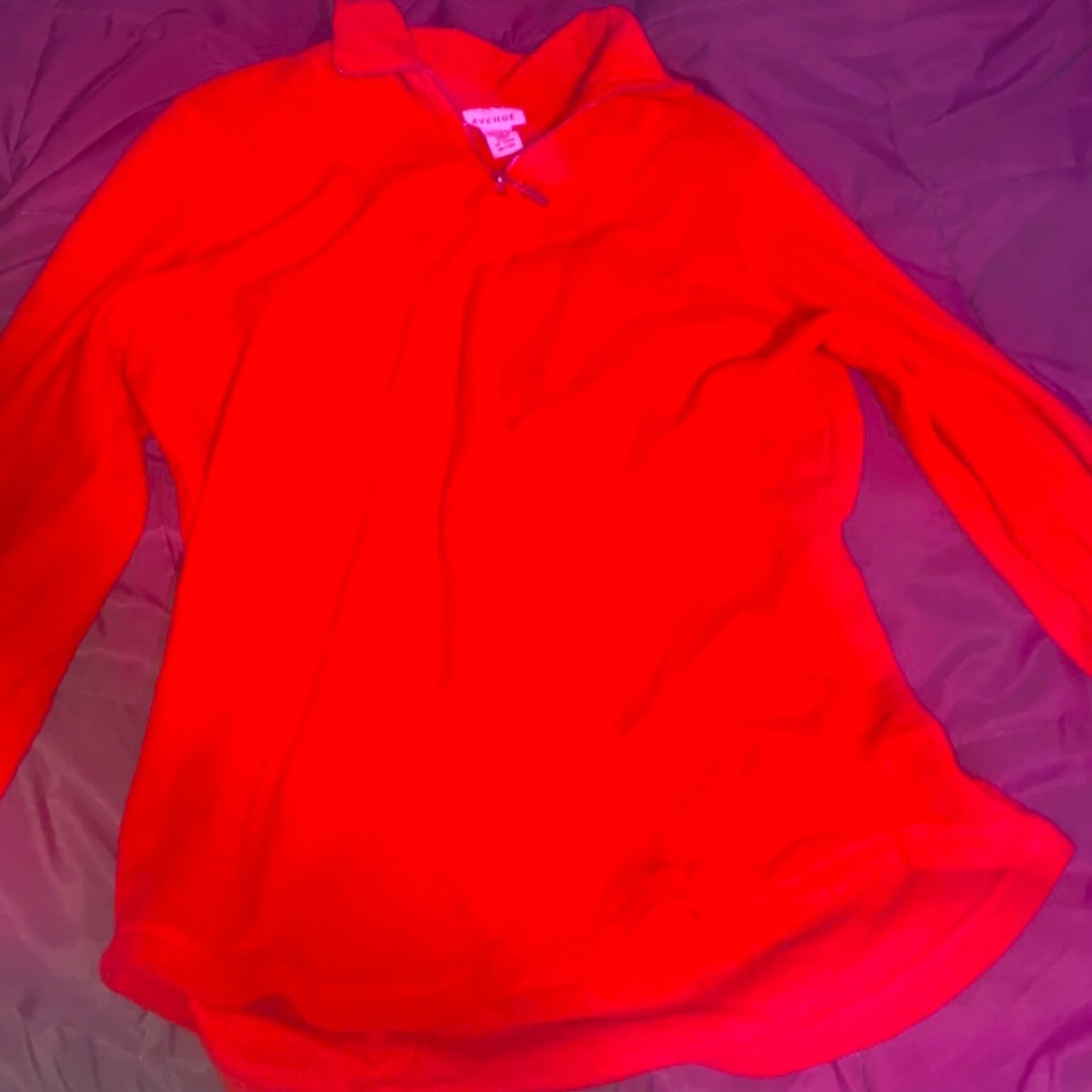 Red Collared Sweater